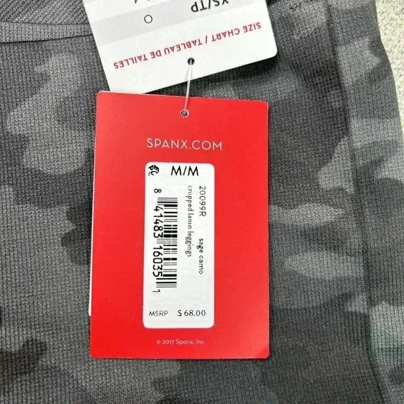 Spanx Leggings Camo Shape Smooth Sculpt Seamless - Picture 7 of 10